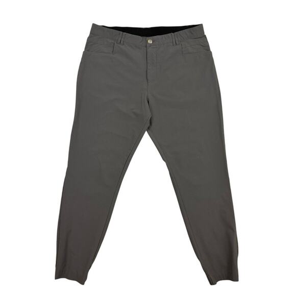 BYLT Ace Jogger Pants Mens 38 Gray Stretch Athletic Fit Nylon Spandex - Picture 1 of 12
